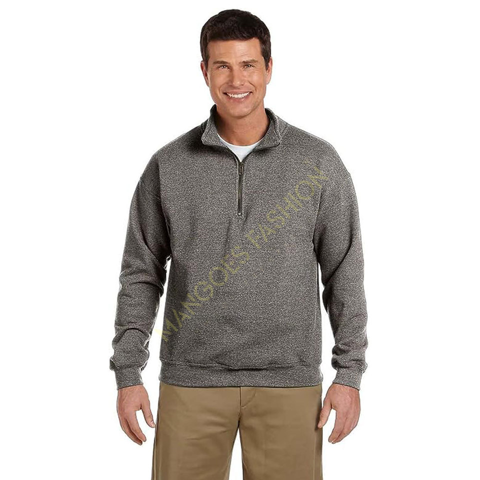 Premium Warm Zipper Sweatshirts For Men Long Sleeve Fitness Running Sports Gym Clothing With Stylish Collar Stay Stylish