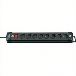 Regleta de Enchufes de 8 Tomas Brennenstuhl Premium-Line, 3 Metros, Negra, con Características Premium - Product Image 2