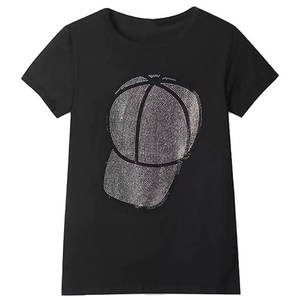 Créez votre propre logo sur des t-shirts en strass pour hommes, vêtements de fitness, dernier design de t-shirts en strass pour hommes - Product Image 1