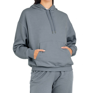 เสื้อฮู้ดสตรีทแวร์ฤดูหนาวแบบสั่งทำพิเศษ คุณภาพสูง ผ้าถักฟลีซ คอตตอน สไตล์เกาหลี ไม่หด ระบายอากาศได้ดี - Product Image 1