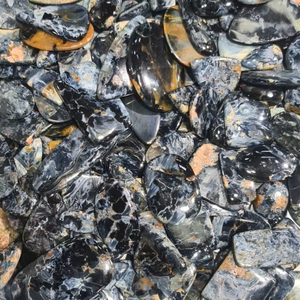 Pietersite Cabochon Naturel Coupe Ovale Lâche Unique Pierre Mystérieuse pour la Fabrication de Bijoux IGI Certifié Commande Minimum 100 Carats - Product Image 1