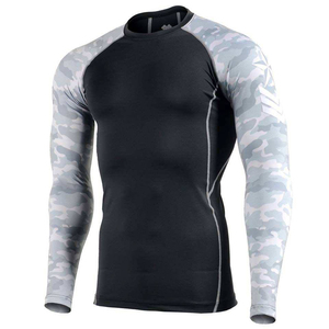 Tissu en nylon respirant de compression long pour adultes unisexe avec logo personnalisé OEM pour l'entraînement sportif MMA - Product Image 3