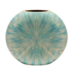 Pot de fleurs en fer antique ombré de qualité supérieure, vase de sol moderne artisanal, vase à fleurs en fer côtier pour la maison et les mariages - Product Image 6