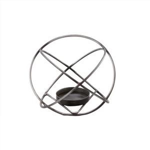 Bougeoirs décoratifs de T-Light de fer avec le revêtement de poudre noire fini pour le bougeoir à la maison de T-Light de décor - Product Image 1