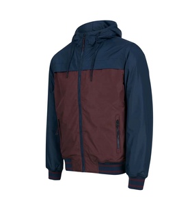 Wholesale Manufacturer Streetwear Zip Up Hooded Anorak <b>Jacket</b> Jogging <b>Running</b> Nylon Color Block Windbreaker <b>Jacket</b> - Product Image 2