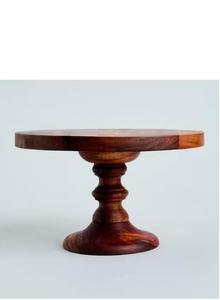 Support à gâteau en bois décoratif indien pour les occasions festives, idéal et traditionnel pour les fonctions et la présentation de nourriture décorative à prix de gros - Product Image 3
