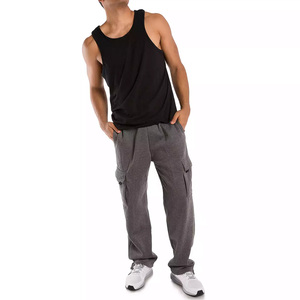 Pantalon de survêtement pour hommes sur mesure OEM avec impression de logo Matériau confortable et fabrication de vêtements de marque privée - Product Image 4