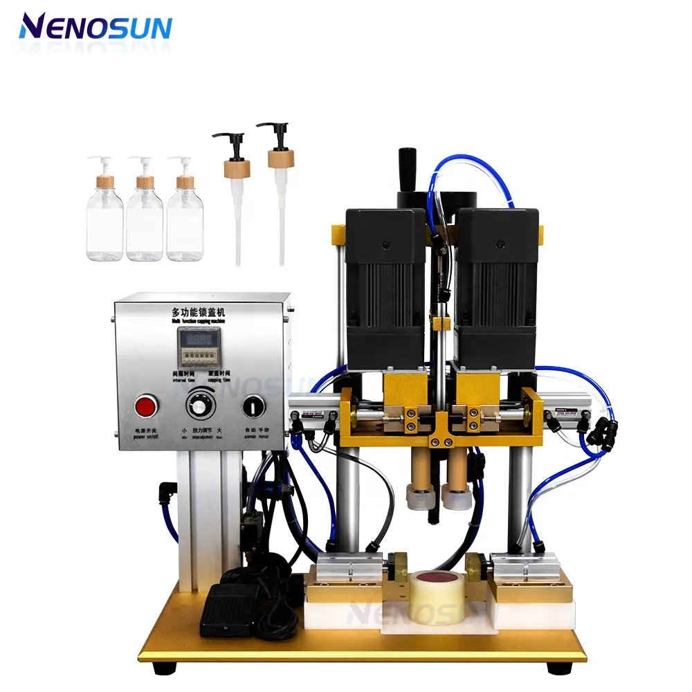 Machine de capsulage de bureau semi-automatique Nenosun Machine de capsulage de bouteille de parfum boisson jus sauce