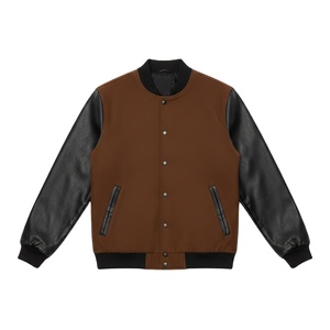 Blouson Bomber 2026 avec Logo Personnalisé, Style Universitaire, Grandes Tailles Homme, Blouson Letterman avec Broderie et Patch, Vêtement d'extérieur OEM - Product Image 1