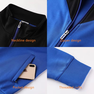 Conjunto de 2 piezas de otoño e invierno al por mayor, chándales de 100% poliéster para hombre, chándal con logotipo personalizado para hombre - Product Image 6