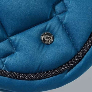 Selle de cheval de couleur personnalisée, tissu en coton de haute qualité, rembourrage en mousse réglable, selle de saut pour cheval - Product Image 5