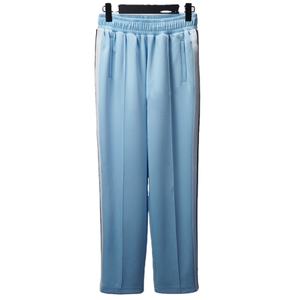 Pantalones de chándal acampanados informales Ángel de alta calidad personalizados para hombre, pantalones de chándal acampanados con banda elástica en la cintura, pantalones de chándal apilados con palma para hombre - Product Image 6