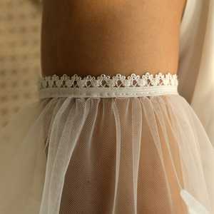 Bridella MM32-I, Manga de Hombro Ligera y Elegante de Malla Color Marfil para Boda - Product Image 2