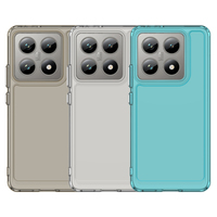 Coque de téléphone portable souple antichoc en TPU avec boutons électroplaqués, protection intégrale, couleur unie, pour iPhone 14 13