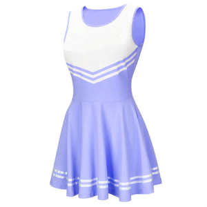 Tenues de cheerleading classiques professionnelles, jupe plissée pour adultes, femmes, matière spandex/coton, logo personnalisé, haute qualité - Product Image 4