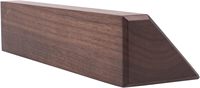Plaque signalétique de bureau en bois vierge-2 "X 8" (noyer) panneau de porte de bureau d'affaires