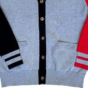 Universités pull tricoté Cardigan décontracté Long tricot bas pull cardigan femme tricoté - Product Image 6