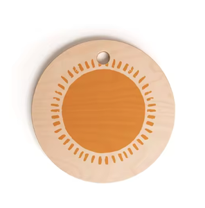 Grande planche à découper en bois de style écologique avec un design imprimé attrayant, trou de suspension, décoration de cuisine, prix économique, qualité export - Product Image 2