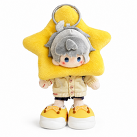 Porte-clés personnalisé en peluche miniature, poupée mignonne, personnage en costume de fruit ou de fleur, breloque de sac, vente en gros OEM ODM