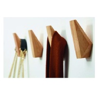 Porte-manteau mural en bois sculpté vintage et étagère à crochets pour salle de bain, cuisine, armoire - Écologique et multifonctionnel