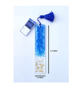 Marcapáginas de lectura de resina epoxi, marcapáginas de brillo de aspecto atractivo, marca de libro de resina, precio asequible, calidad hecha a mano - Product Image 1