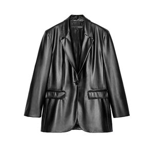 เสื้อโค้ทหนังแท้สำหรับผู้หญิงเสื้อโค้ทหนังแท้สไตล์ทันสมัย - Product Image 3