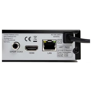 Xoro Hrt 7622 Dvb T2 Receiver Full Hd Hevc Pvr Media Player Function <b>Set</b> <b>Top</b> <b>Box</b> - Product Image 2
