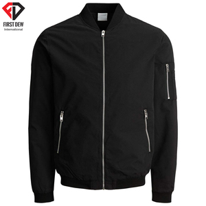 Chaqueta Bomber de talla grande de nailon y poliéster, moda informal, nuevo estilo, elegante, alta calidad, precio bajo, fabricada en paquistaní, 100% - Product Image 3