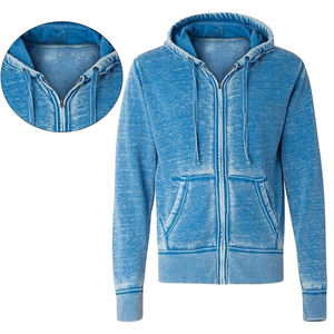 Sweats à capuche et sweat-shirt délavés à l'acide de haute qualité avec logo personnalisé pour hommes et femmes couple marque de mode coupe ample épaule tombante sweat à capuche - Product Image 4