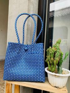 Bolso de mano de mujer ecológico de primera calidad al por mayor, material plástico reciclado tejido de Indonesia, bolsos de primera calidad para mujer - Product Image 2