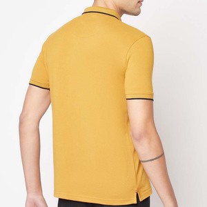 Camiseta de Manga Corta con Bolsillo Delantero Personalizada al por Mayor para Hombre, Tejido de Jersey de Fibra de Bambú, Cierre de Botones, Transpirable y de Secado Rápido - Product Image 3