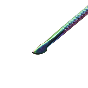 KAAMIR INSTRUMENTS Empujador de Cutículas Cuadrado de Acero Inoxidable de Alta Calidad Personalizable para Manicura y Pedicura, Limpiador de Uñas de Doble Extremo - Product Image 6