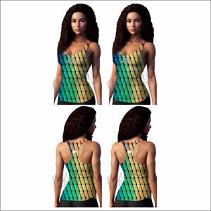 Camiseta sin mangas de mujer de talla grande con diseño único, camiseta sin mangas de mujer al por mayor, camiseta sin mangas de mujer sostenible a la venta - Product Image 5