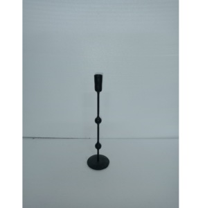 Iron Black Flameless Eco-Friendly Candlestick Holder Handmade Durable Natural Design for Christmas Home Decor - Product Image 3