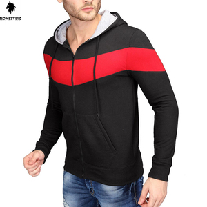 Pull à capuche léger pour hommes conçu sur mesure de haute qualité 100% coton polyester tissu éponge solide motif teint uni - Product Image 4