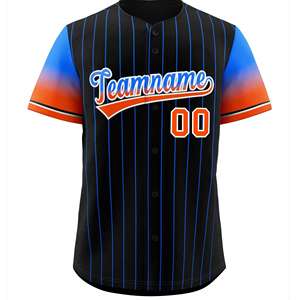 Grande demande Maillot de baseball personnalisé pour hommes Uniforme de sport à manches courtes bon marché Chemises personnalisées - Product Image 6