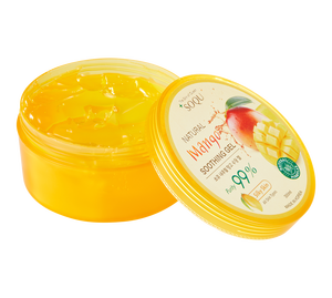 El gel hidratante calmante de SOQU mejora el tono de la piel. El gel de mango hace que tu piel luzca brillante y limpia. - Product Image 1