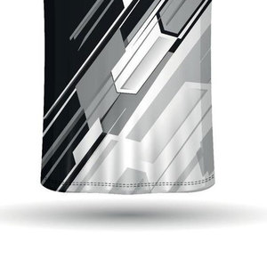 เสื้อยืดพิมพ์ซับลิเมชันของผู้ชายเสื้อยืด100% ผ้าแห้งเร็วโพลีเอสเตอร์สีขาวล้วนพิมพ์ลายเปล่าสำหรับออกแบบโลโก้ได้ตามต้องการ - Product Image 6