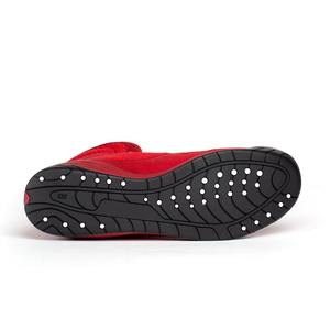 <b>Red</b> High Top Athletic Sneakers Breathable Lightweight Training Boxing <b>Shoes</b> with Adjustable Hook and Loop Strap for <b>Men</b> - Product Image 4