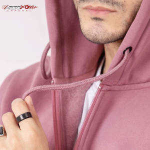 Sweat à capuche durable pour hommes avec un design simple et un style confortable à capuche Urban Basics Zipper Hoodie - Product Image 4