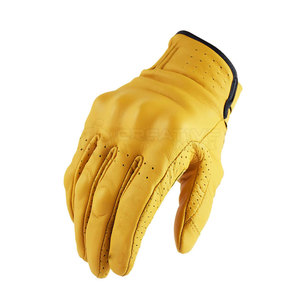 Gants de course en vrac Tissu en maille et cuir résistant aux chocs pour l'équitation de moto en plein air - Product Image 2