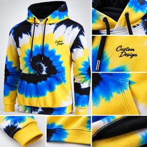 Sweat-shirts à sublimation fabriqués en usine, 100% coton, usage décontracté hivernal, prix abordable pour hommes, personnalisables en polaire - Product Image 4