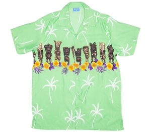 Tela de poliéster 100% con estampado de ALM, camisa de playa de alta calidad, venta al por mayor - Product Image 3