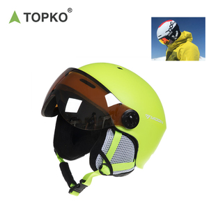 TOPKO-casco de nieve multideporte para hombre y mujer, protector de cabeza de esquí de Snowboard con gafas - Product Image 6