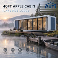 Cabine de luxe mobile de 20 pieds, bureau extérieur, pod de travail mobile pour jardin