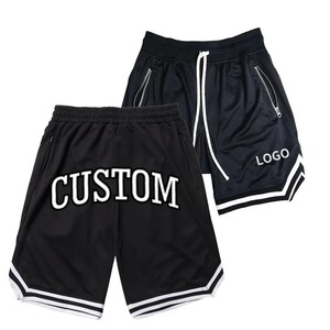 Short de course décontracté pour homme, short d'été ample en maille pour basket-ball, sport, sport, logo personnalisé, respirant avec poche - Product Image 4