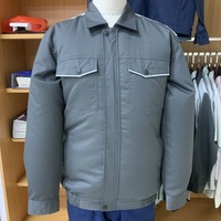 Chaqueta de Trabajo de Alta Visibilidad para Hombre, Tela TC, Duradera y Transpirable, Marca Vietnamita FMF, Gris