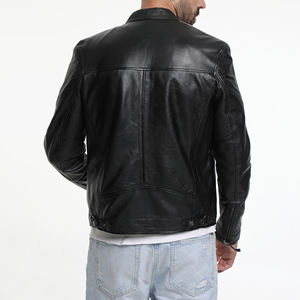 Vestes en cuir pour hommes, prix bas, nouvelle collection, légères, longues, fines, respirantes, coupe-vent, vente chaude, bonne qualité - Product Image 3