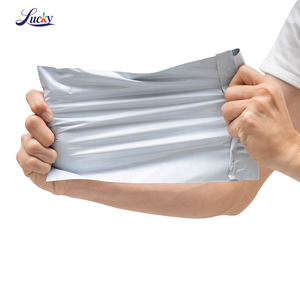 Courier OPP tamaño 17*30 20*35cm blanco de alta calidad ecológico LDPE correo autosellado impermeable reciclado 100% envío personalizado - Product Image 2