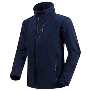 Veste Softshell unisexe de haute qualité bleu marine foncé FABRIQUÉ PAR BS 2026 - Product Image 3